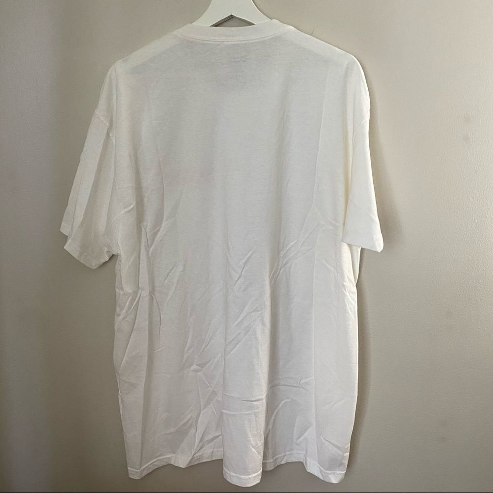 Smirnoff Logo Tee Shirt Liquor Bartender Halloween White Red Simple Classic Crew - Picture 4 of 6